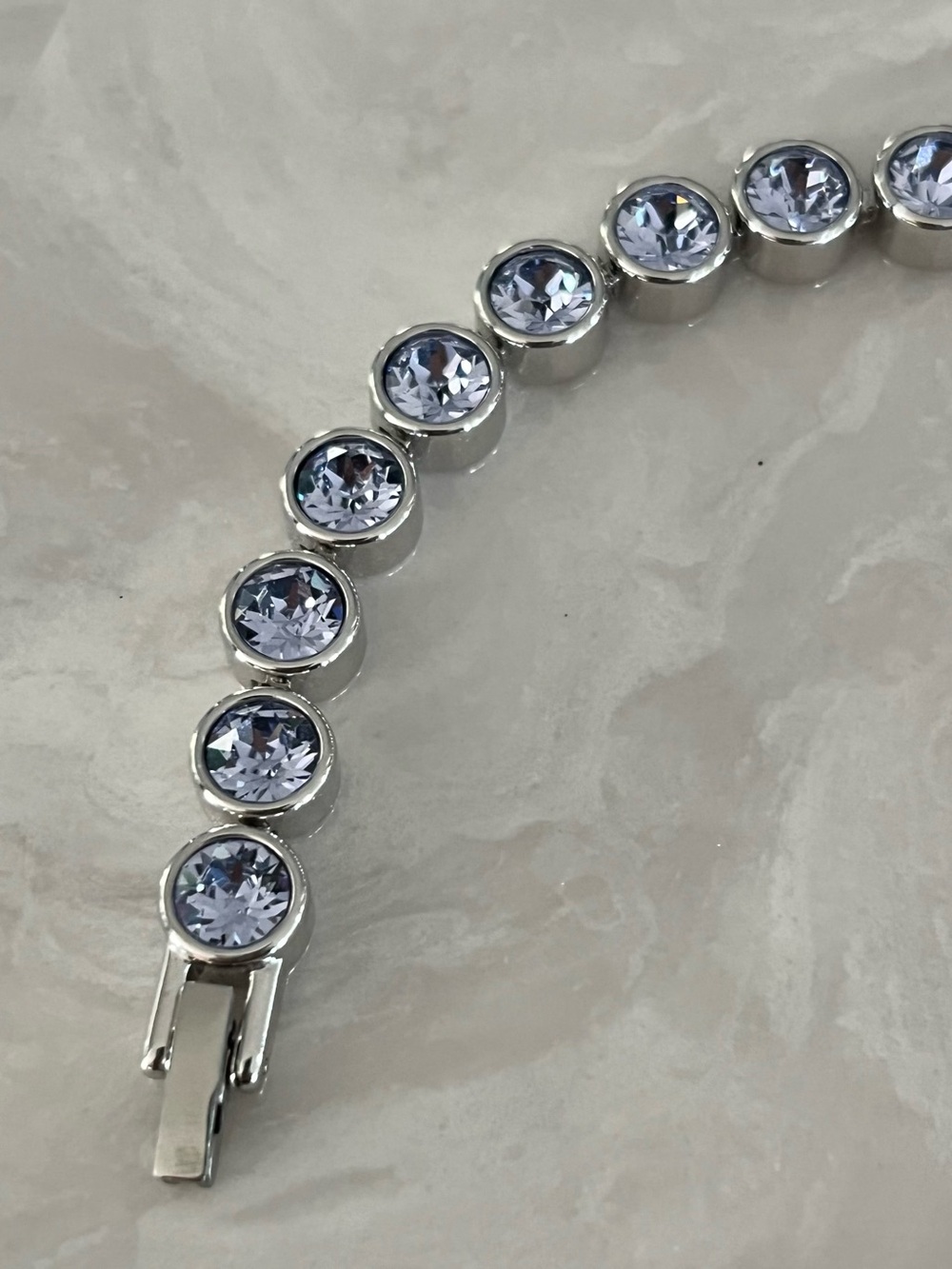 💜 Sought After💜Touchstone Crystal VIOLET Ice Bracelet NWOT💜 - Picture 5 of 6